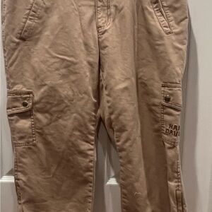 Harley-Davidson Tan Cargo Pants Sturdy Cotton Blend